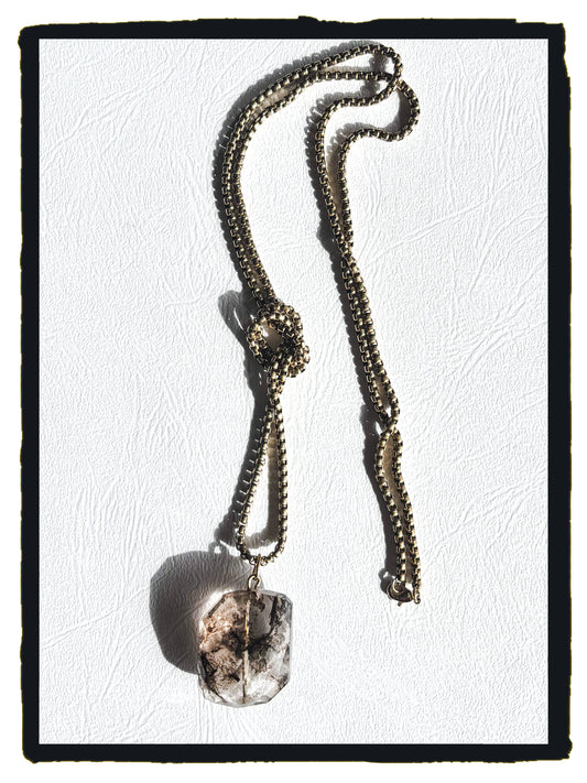 Collar GRAND CAILLOU cuarzo humo