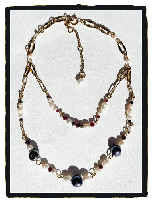 Collar PEARLS & GEMSTONES