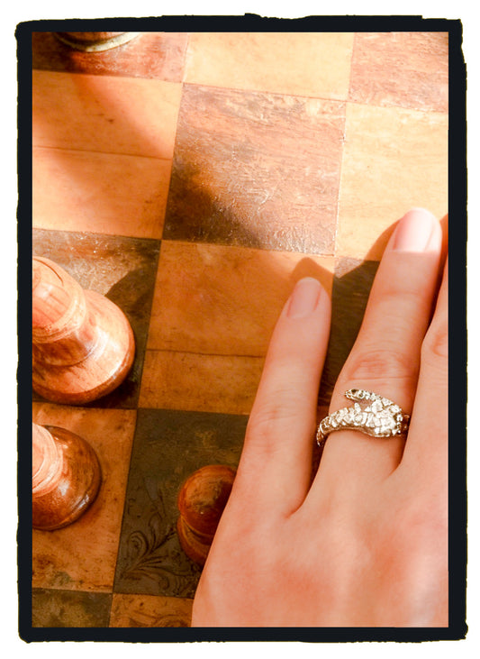 Anillo SNAKE plateado