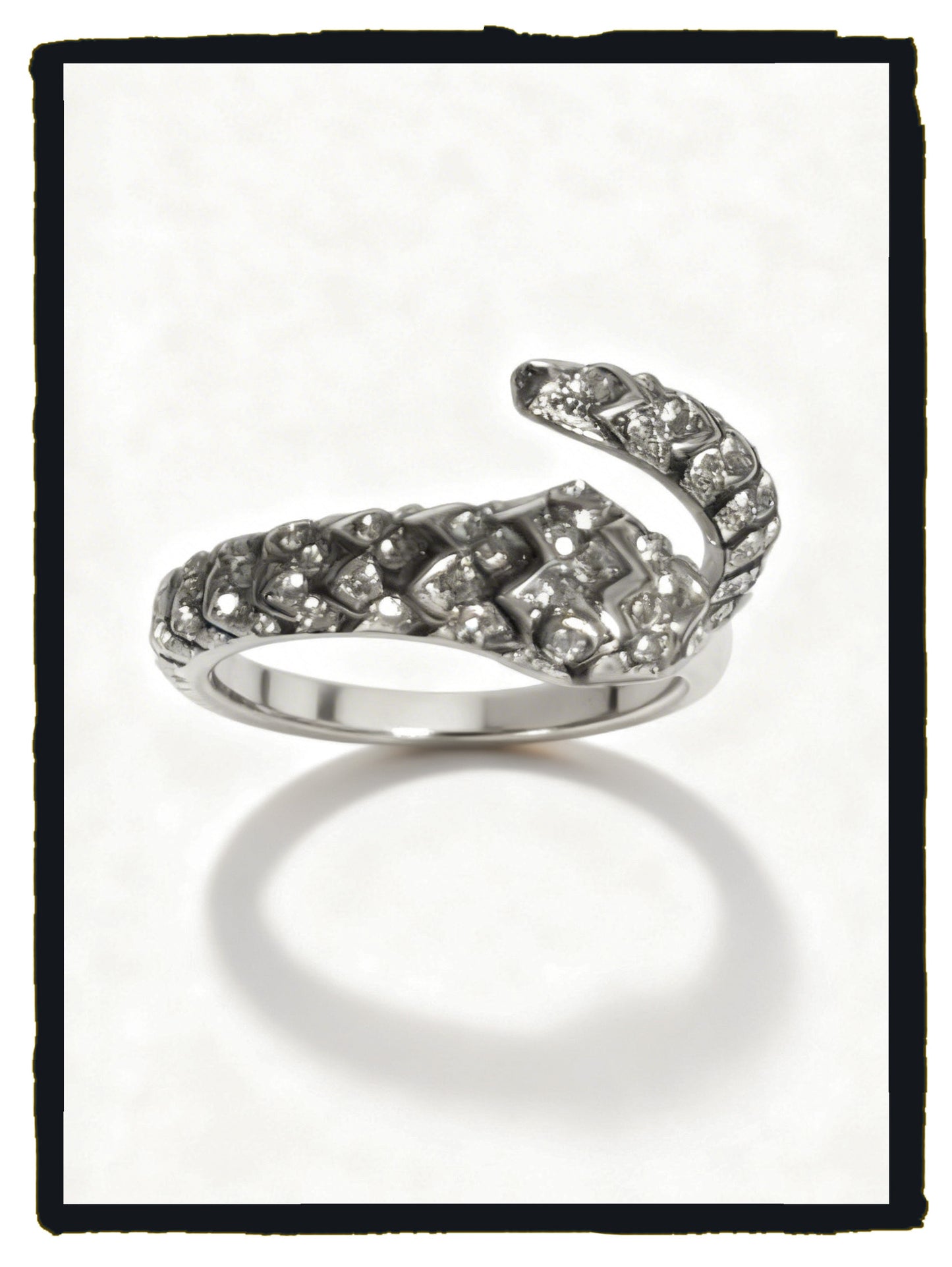 Anillo SNAKE plateado
