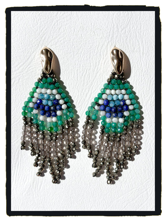 Pendientes PEACOCK FEATHERS