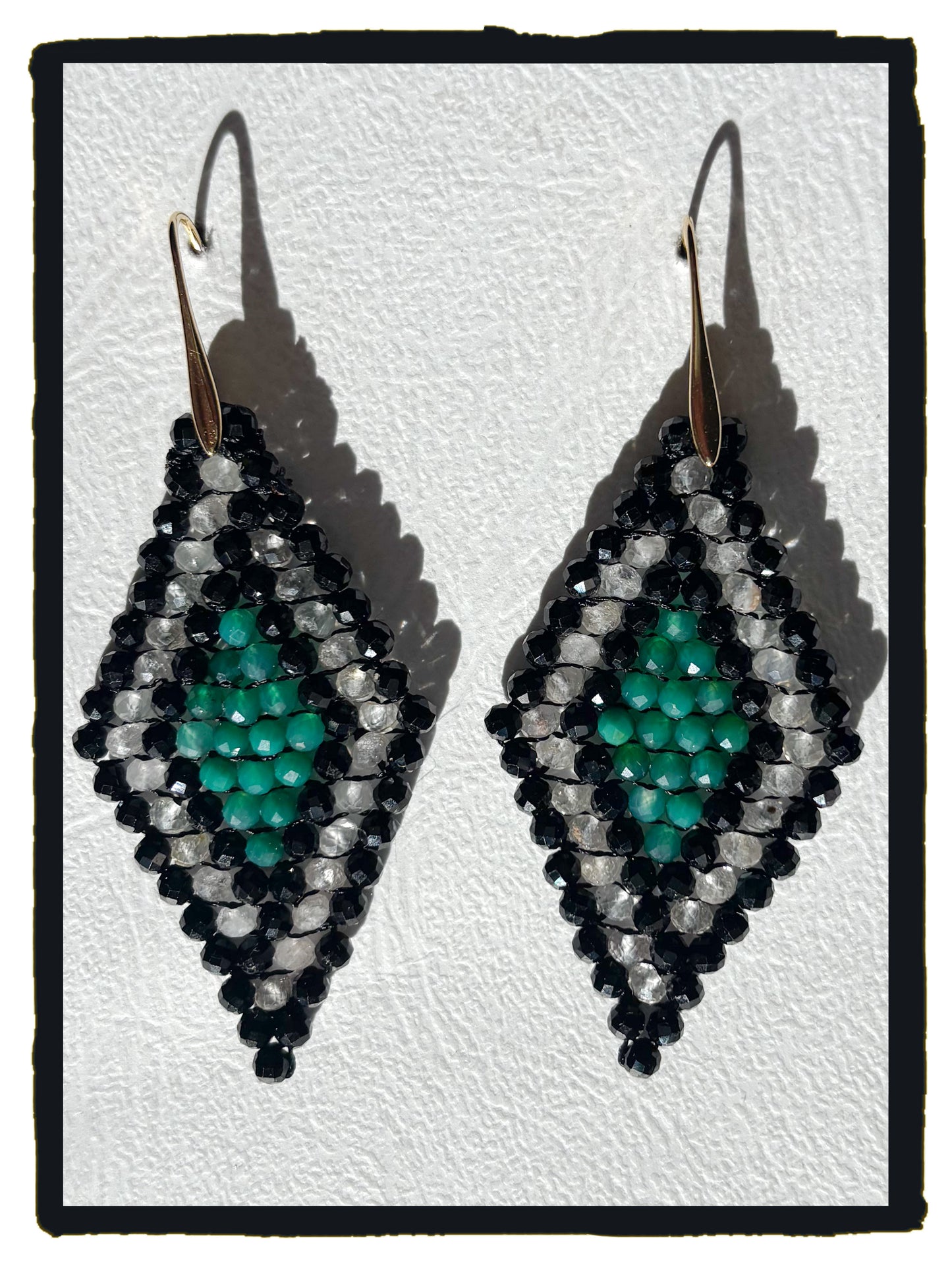 Pendientes GEMSTONES ágata, turmalina y piedra luna