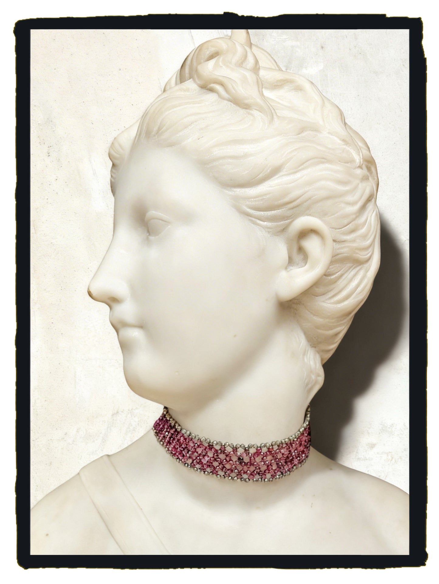Choker granate y pirita