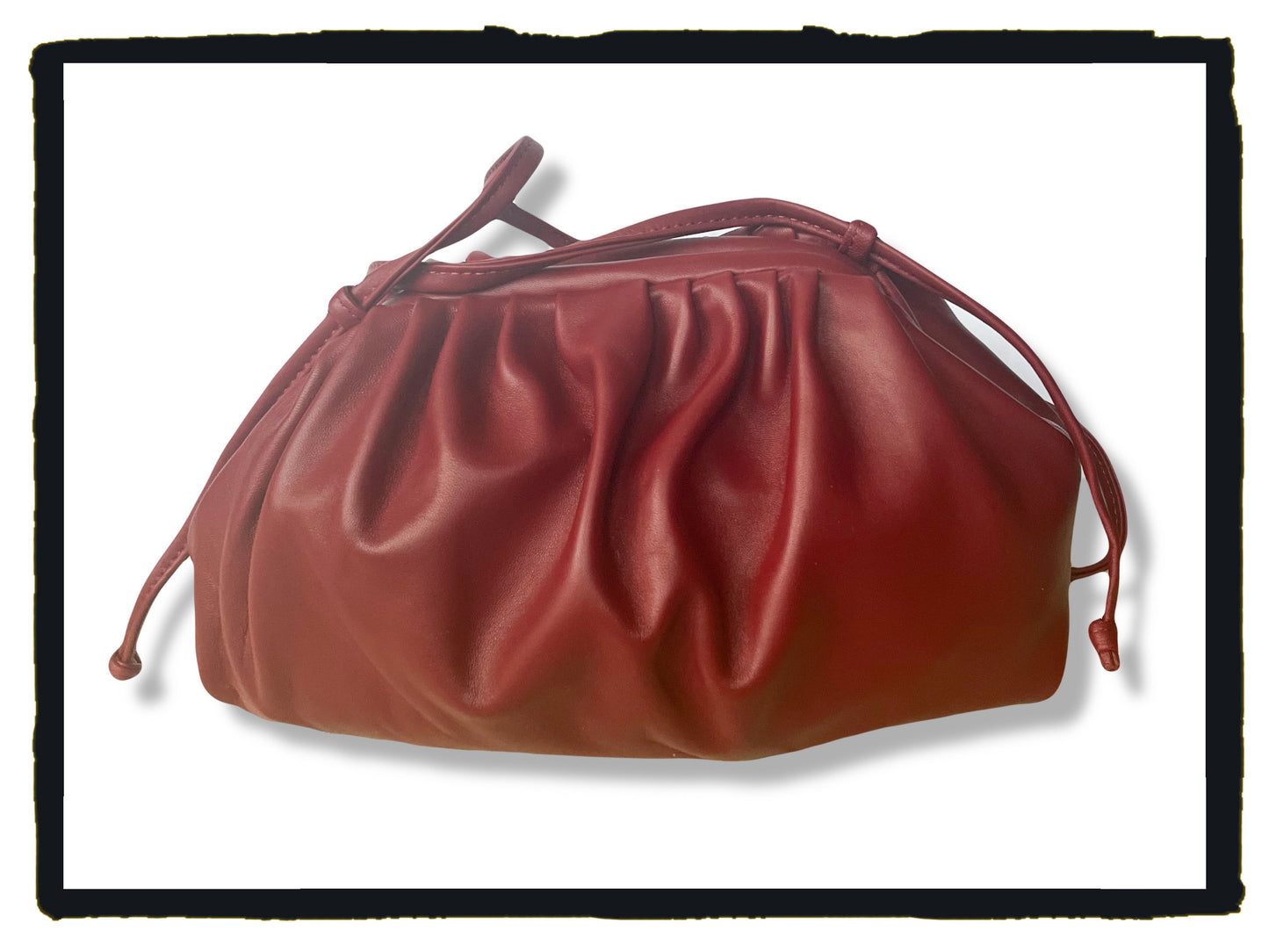 Bolso COCOON guinda